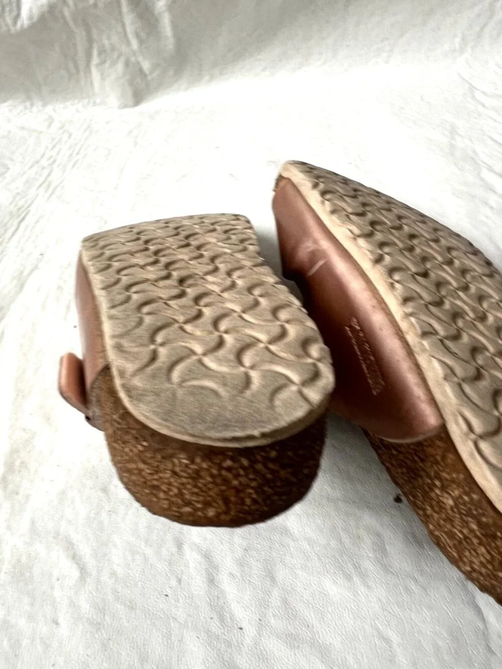 Birkenstock sandals Arizona rose gold EU 31 kids size 13 birko flor slides pink